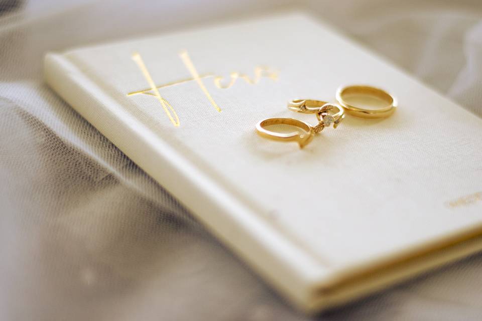 Rings + vow book