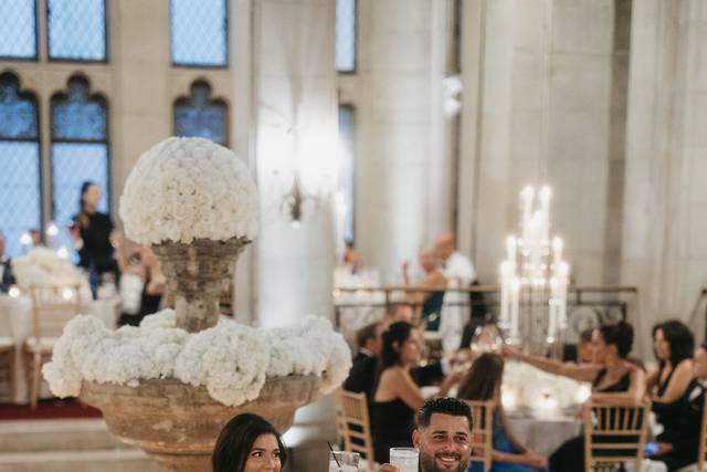 Bride & Groom Sweetheart Table