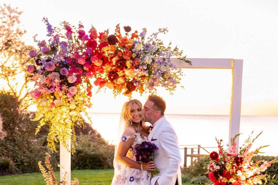 Colorful Ceremony Arch