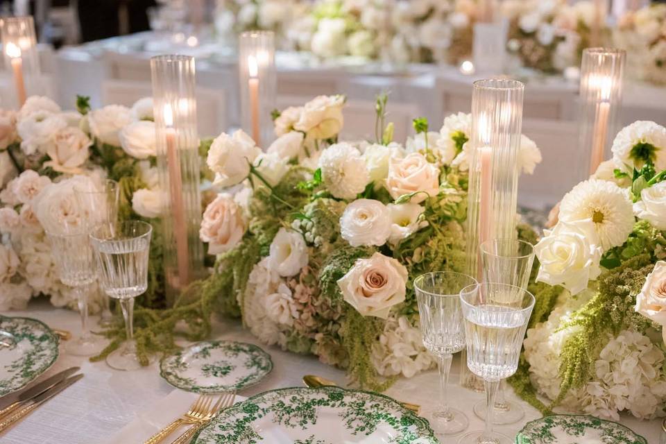 Blush Floral Centerpiece