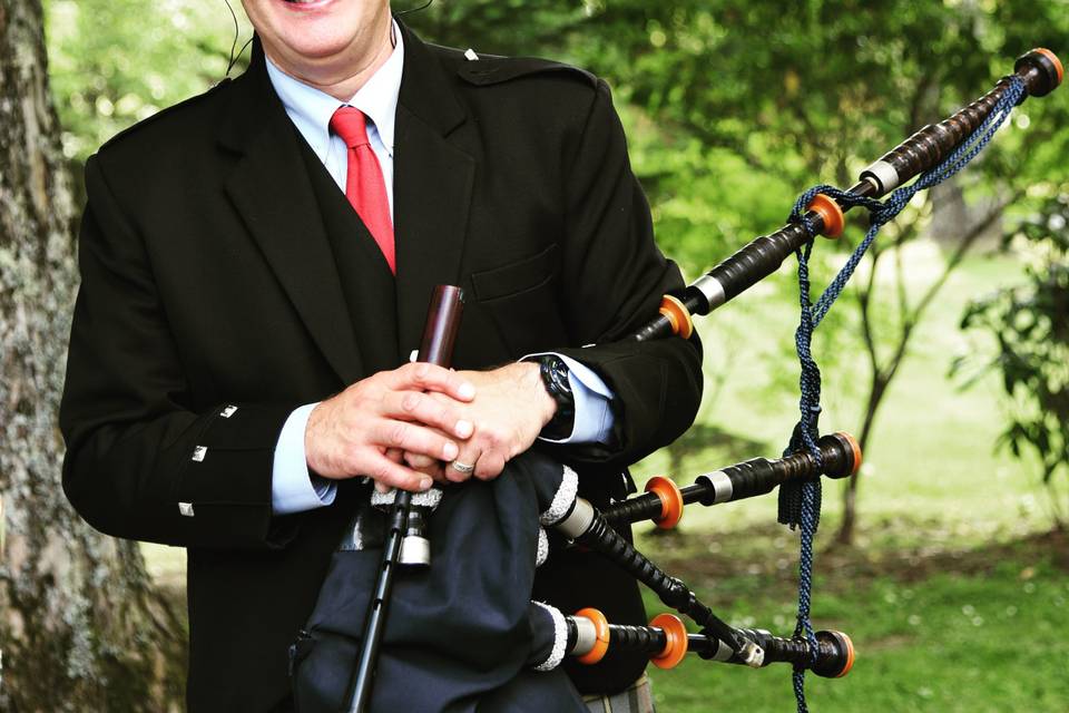 Bagpipes in Linville