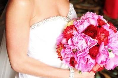 Jenny.....Simply Elegant, her wedding was at The Waterfront in Bettendorf.