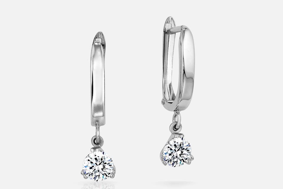 Naledi Collection Diamond Drop Earrings