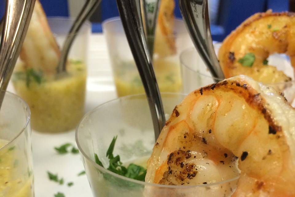 Shrimp and Grits Shooters