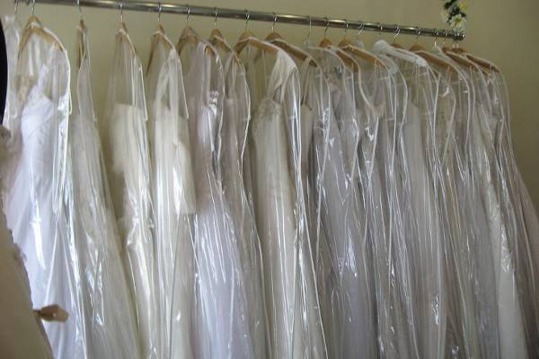 So many dresses for so many brides!