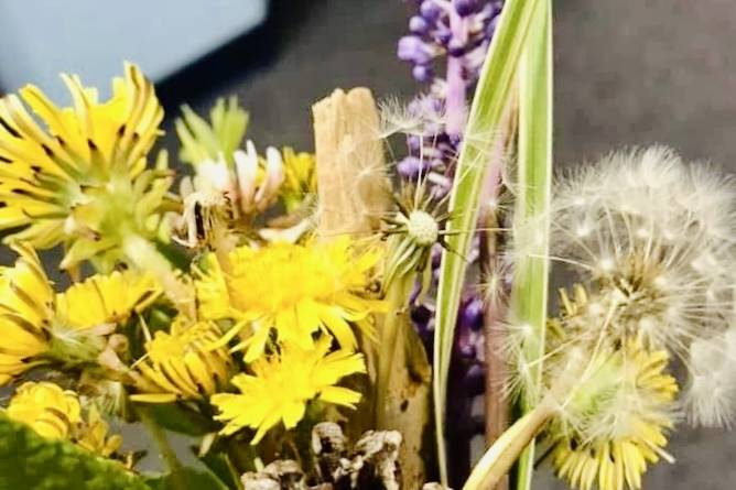 Brides handmade bouquet