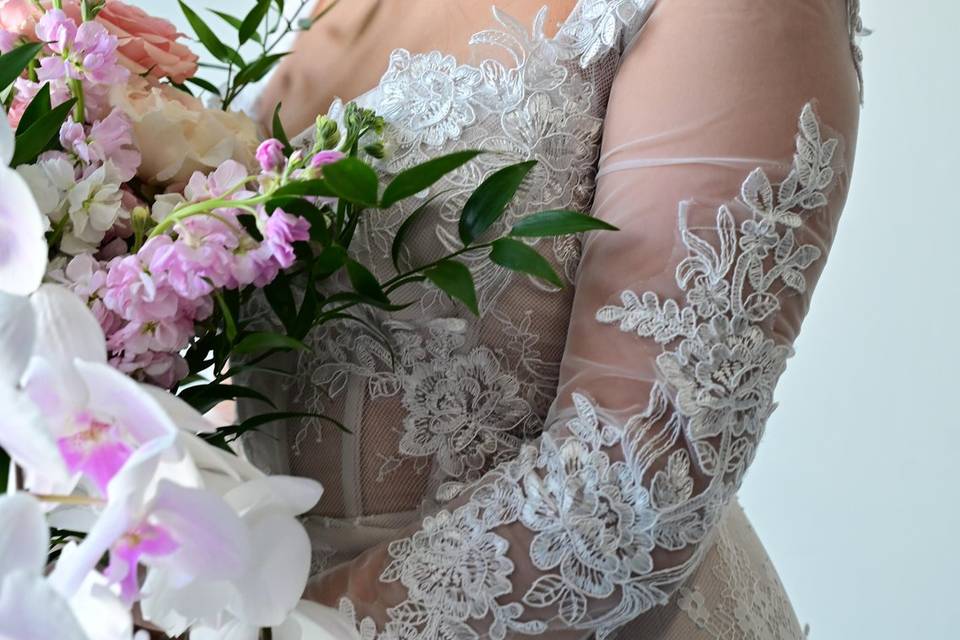 Close up during ceremony