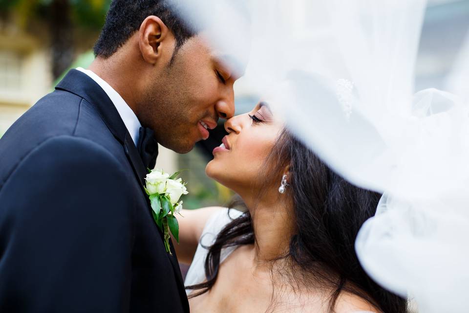 Bride & groom portrait