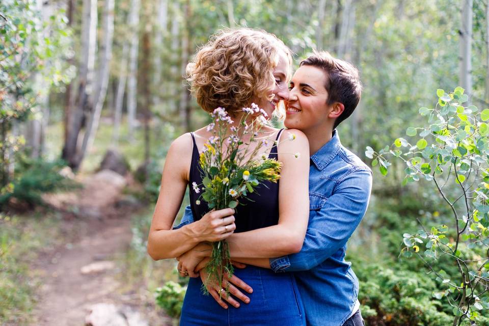 Engagement session in Colorado