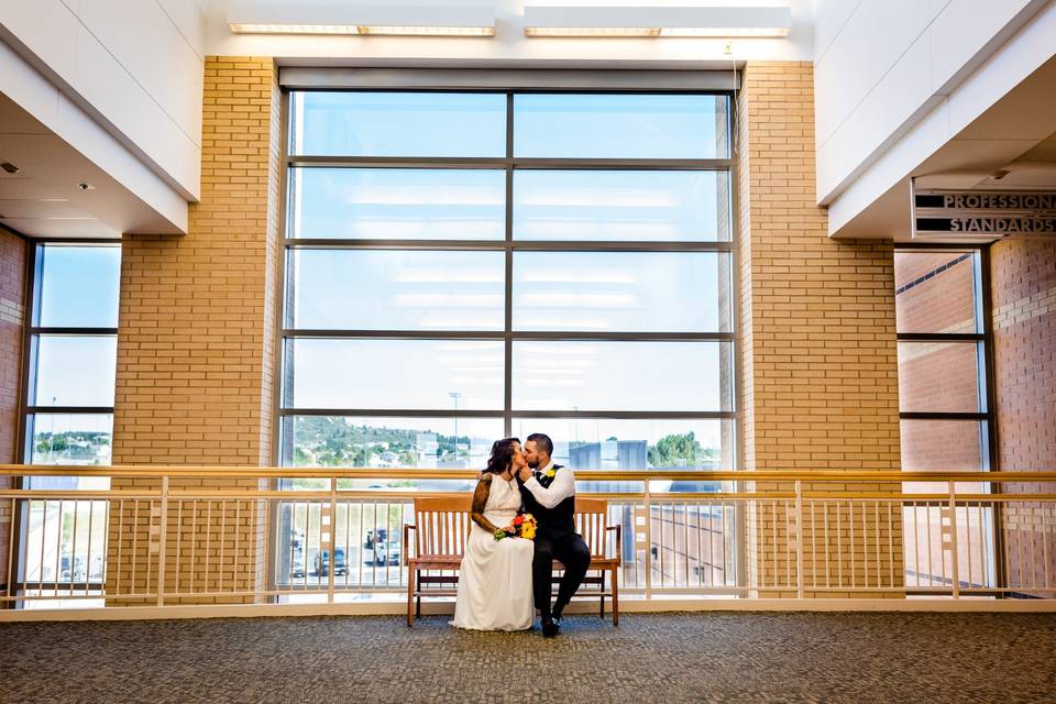 Intimate Courthouse Elopement