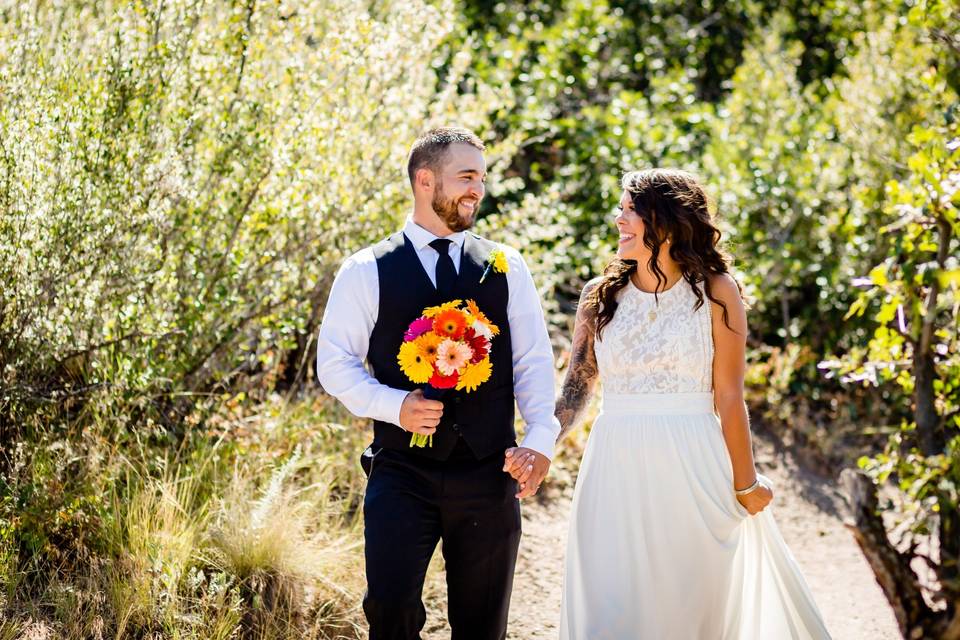 Intimate Courthouse Elopement