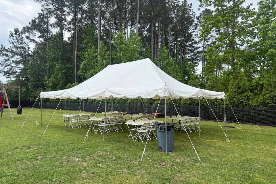 20x30 pole tent