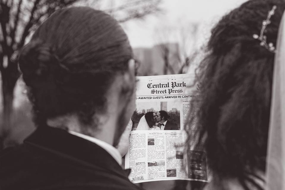 Central park wedding
