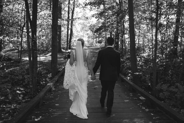 In the woods