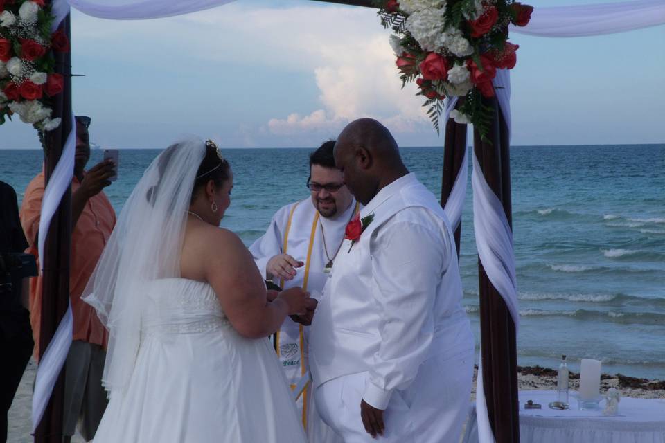 Exchanging vows