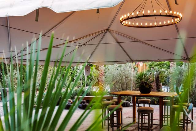 Covered Tent Area
