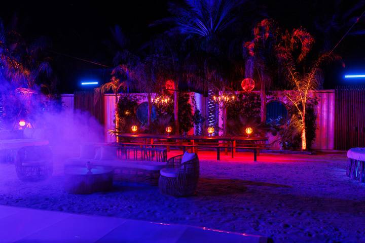 Beach Club at Night