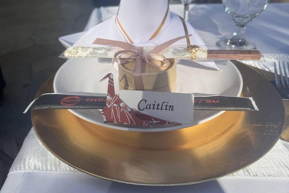 Asian Inspired Place Setting