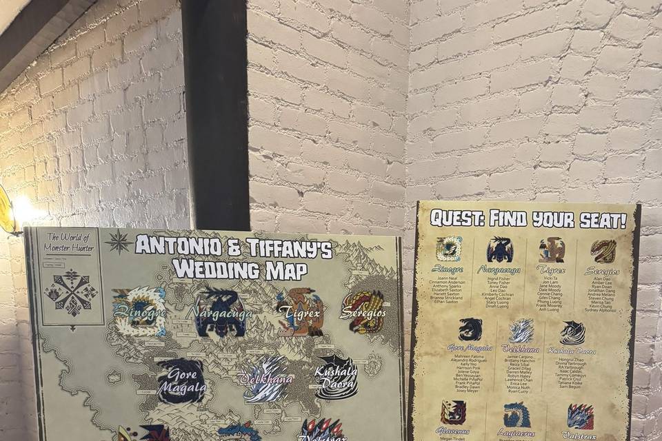 Monster Hunter Welcome Sign