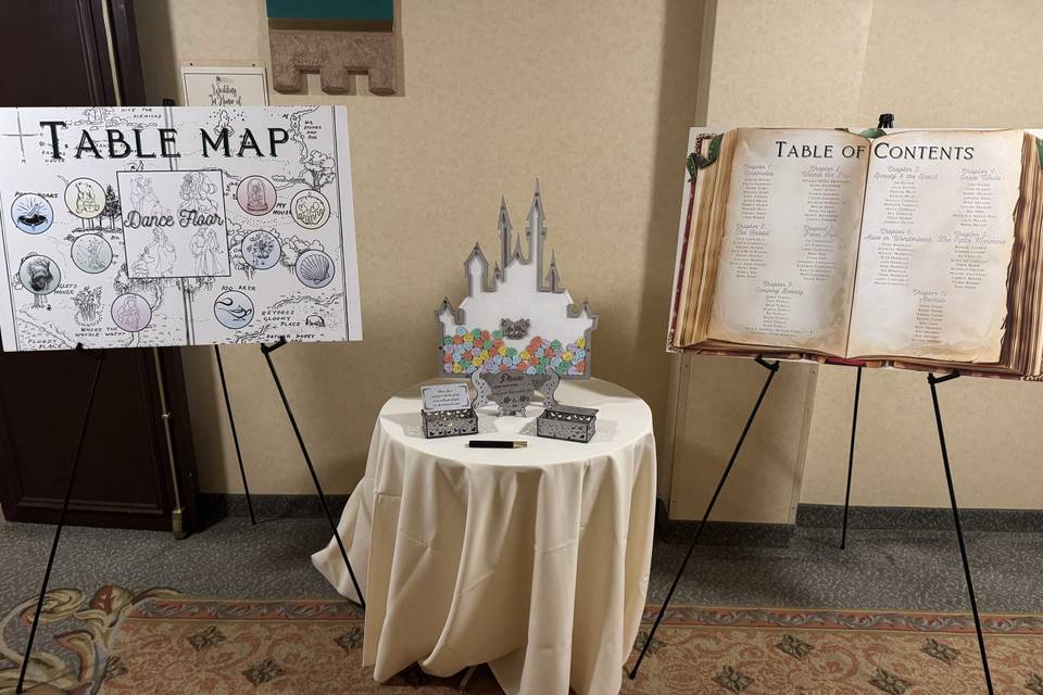 Storybook Seating Chart