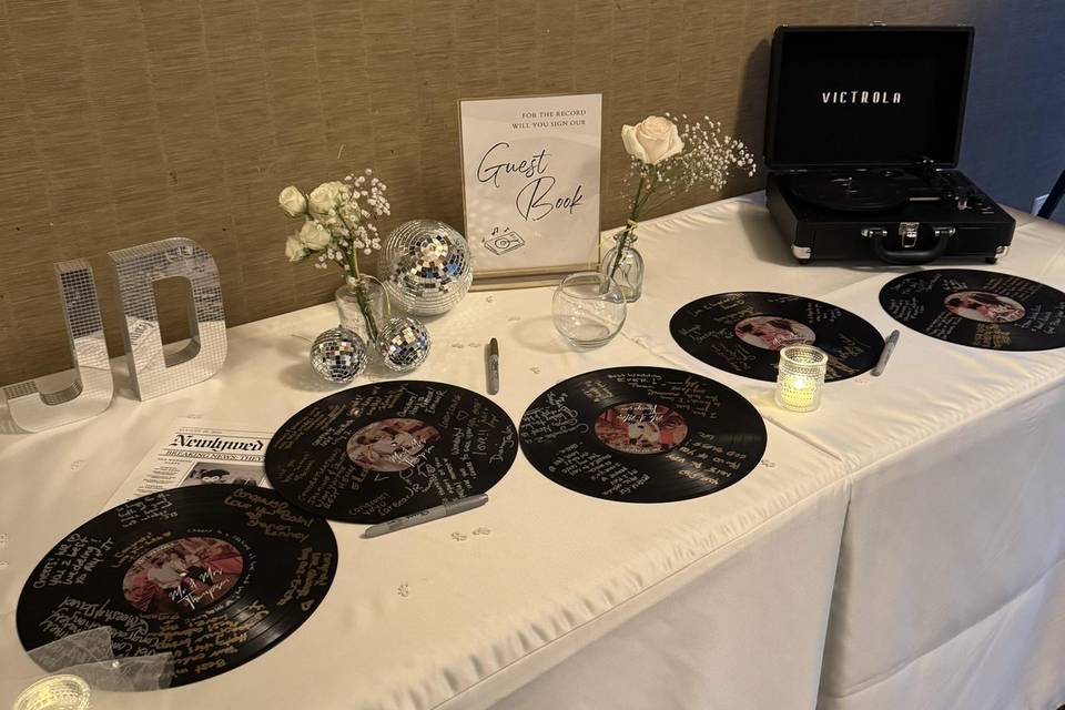 Music Inspired Guestbook