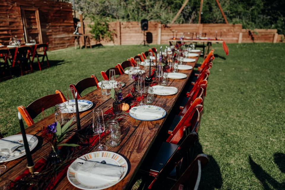 Gothic Halloween Tablescape