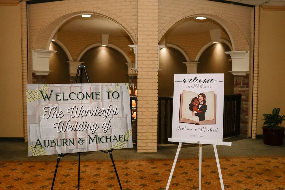 Storybook Welcome Sign