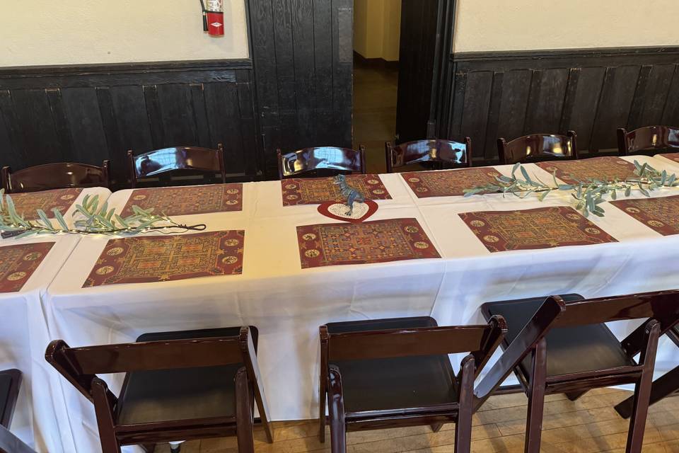 Rehearsal Dinner Decor