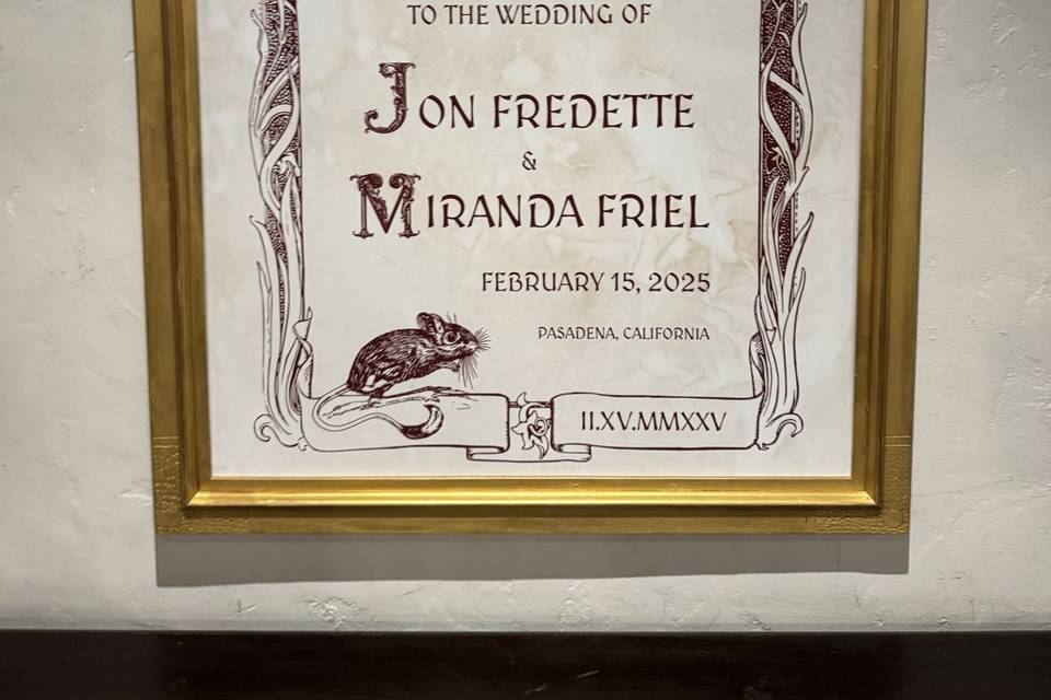 Renaissance Fantasy Signage