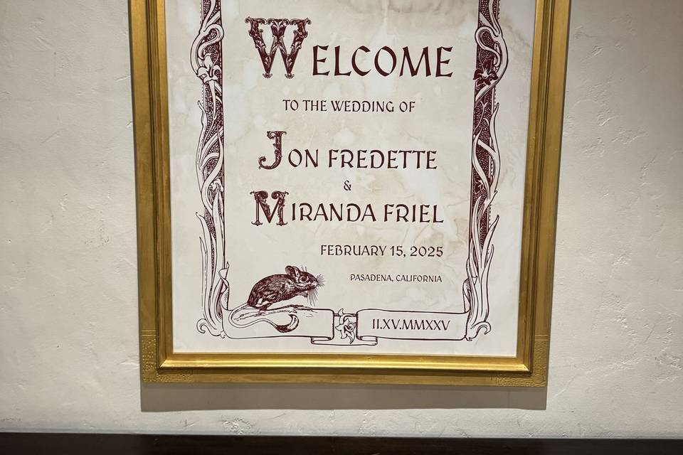 Renaissance Fantasy Signage