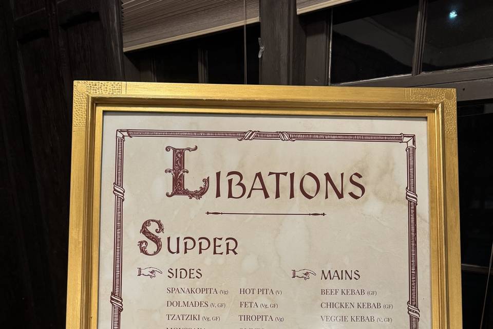 Renaissance Fantasy Signage