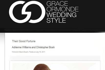 Chris and Adrianne Bosh, wedding in Miami Beach. Grace Ormonde article