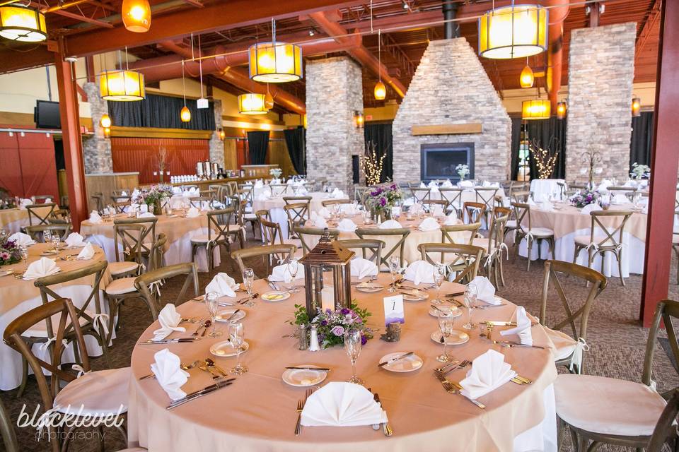 Rustic and refined reception