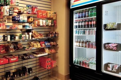 Forget to pack something or need a quick snack? Our store carries many items!