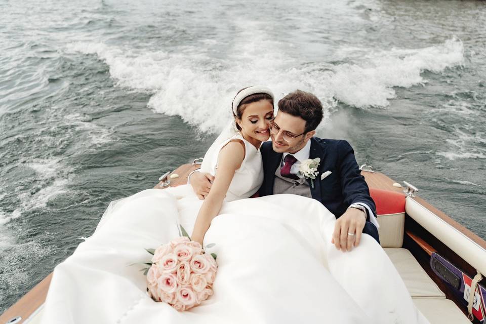 British bride & groom in Italy