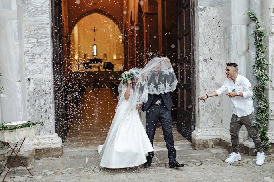 Wedding ceremony in Italy