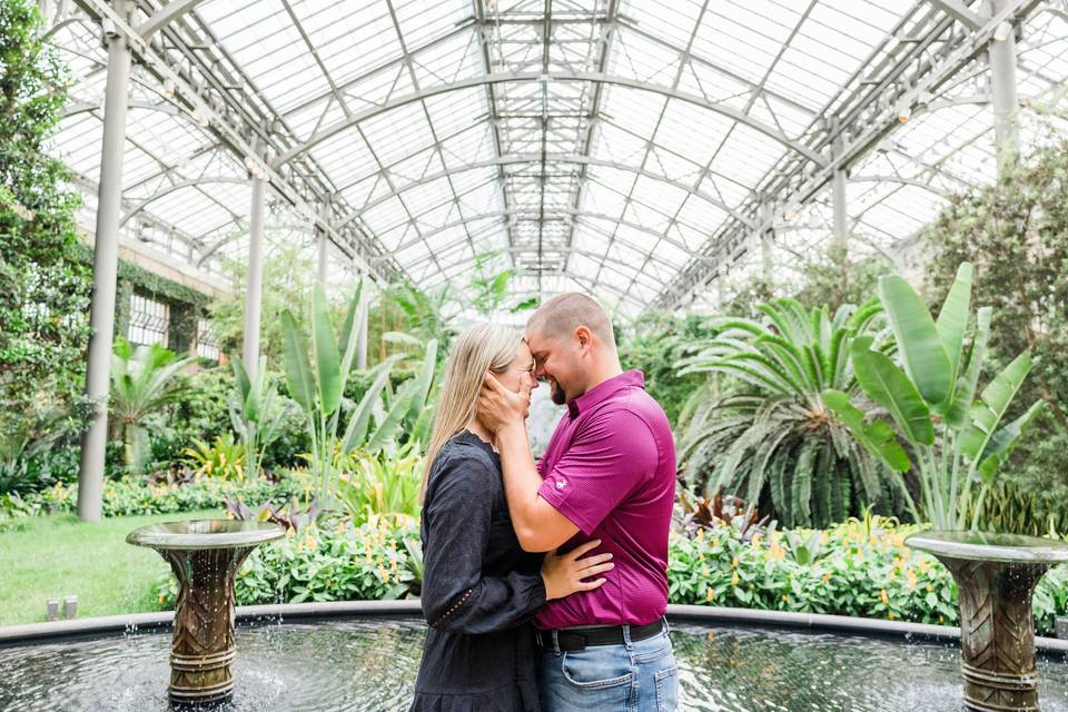 Longwood gardens engagement