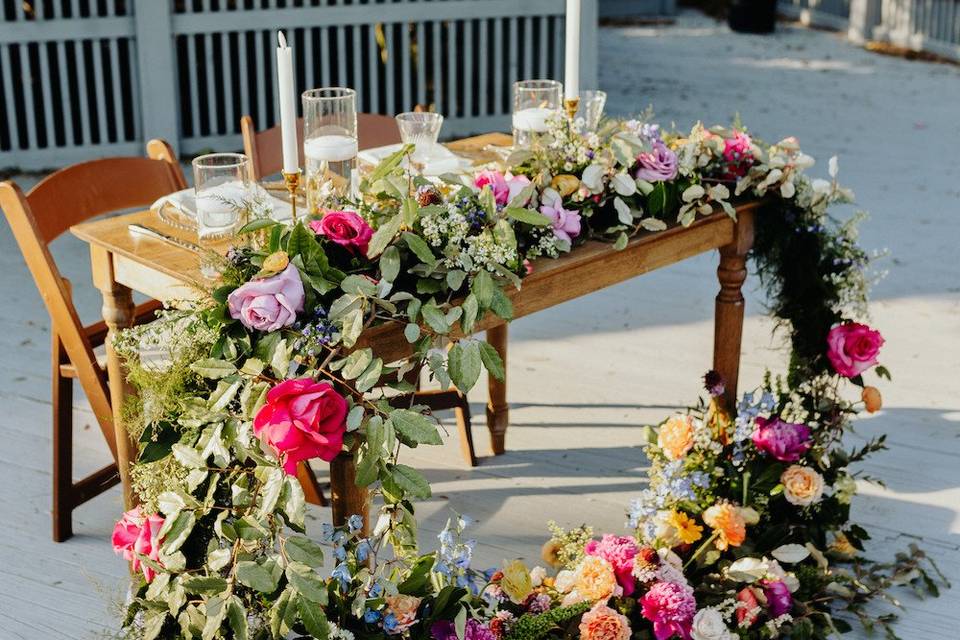 Sweetheart table