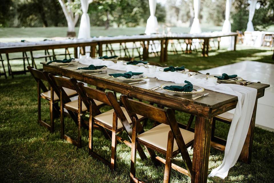 Tented Farm Table Reception