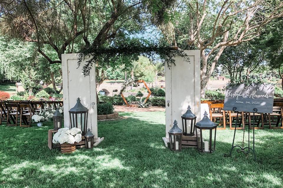 Fairytale Ceremony Entrance