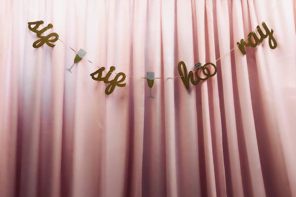 Bridal Shower Backdrop