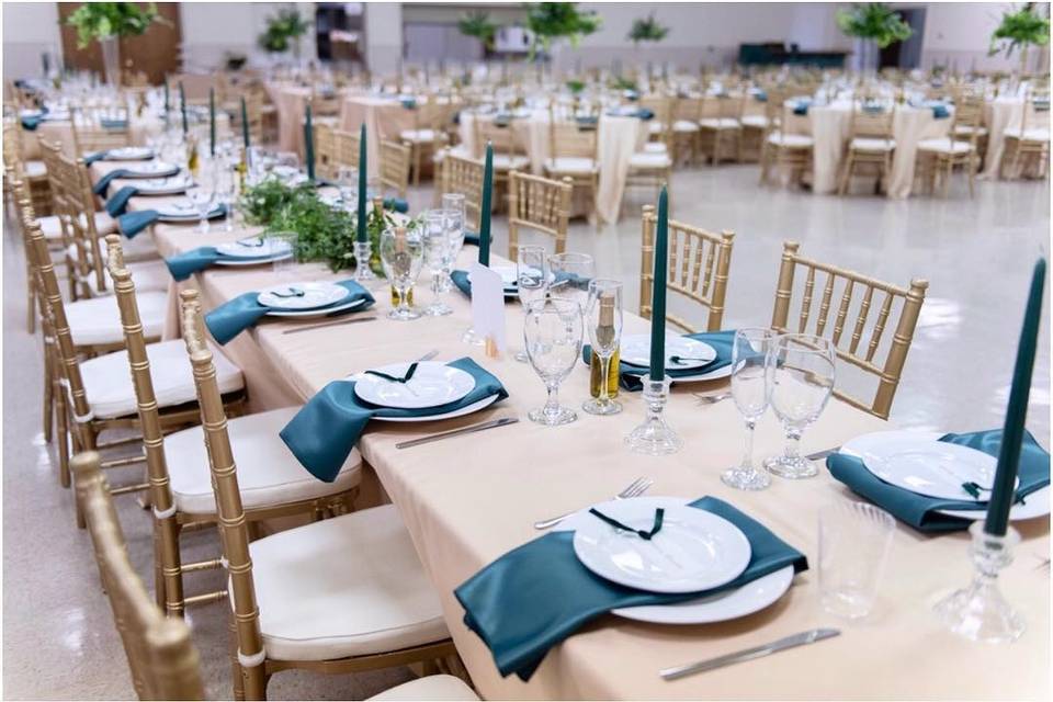 Gold Chiavari Reception