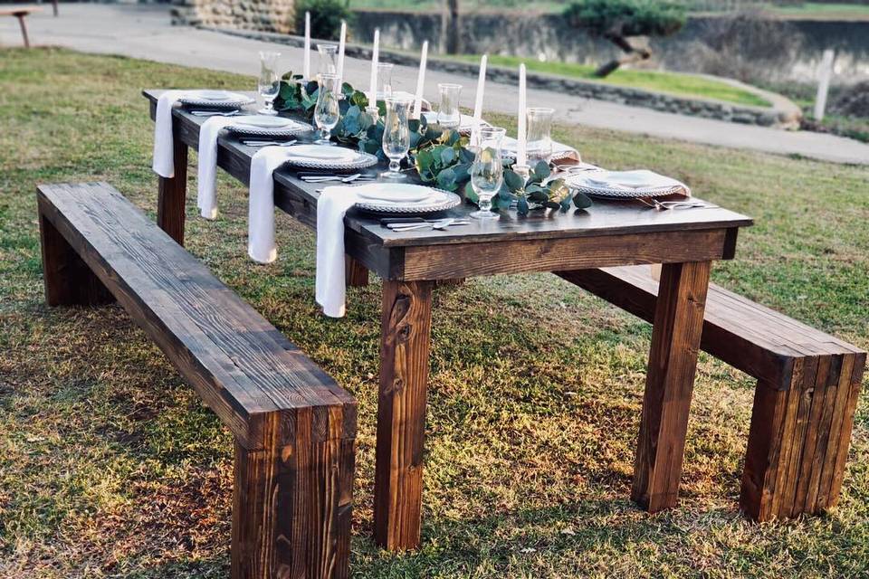Modern Bench & Farm Tables
