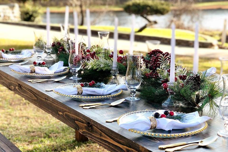 Farm Table Bench