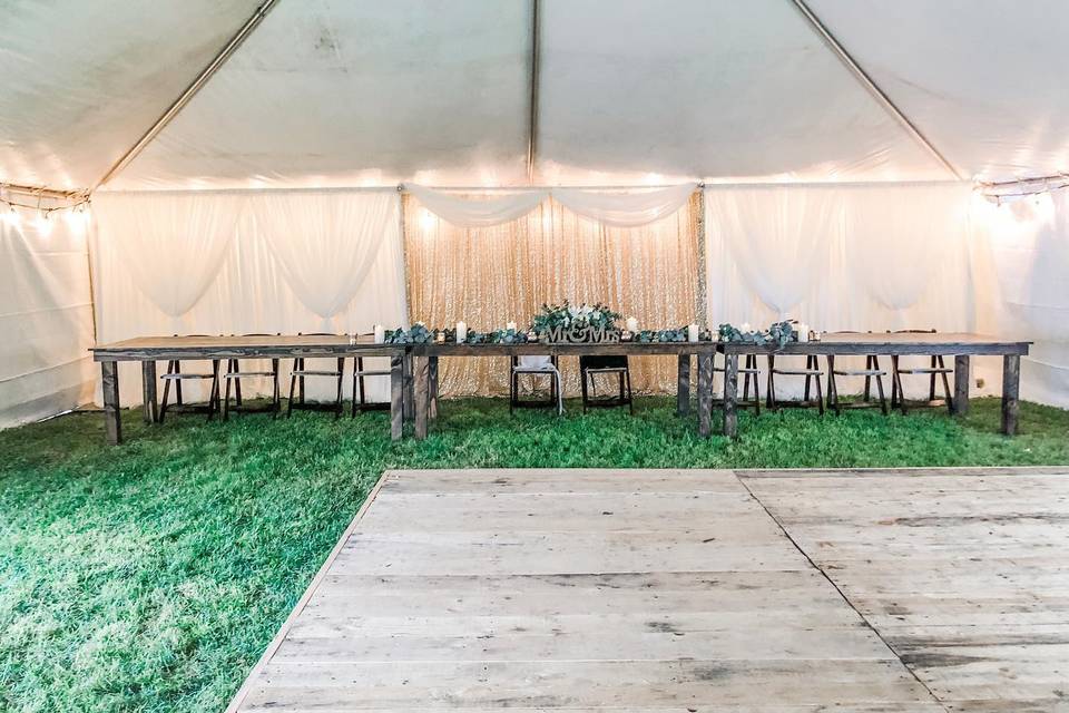 Farm Table Head Table