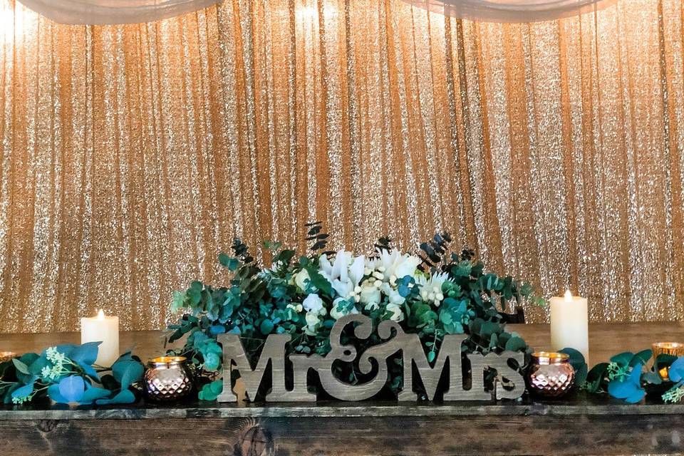 Gold Sequin Backdrop