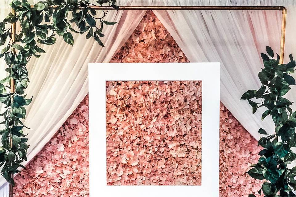 Blush Floral Wall