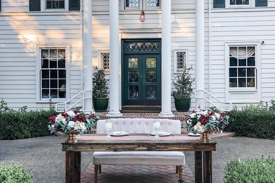 Historic Sweetheart Table