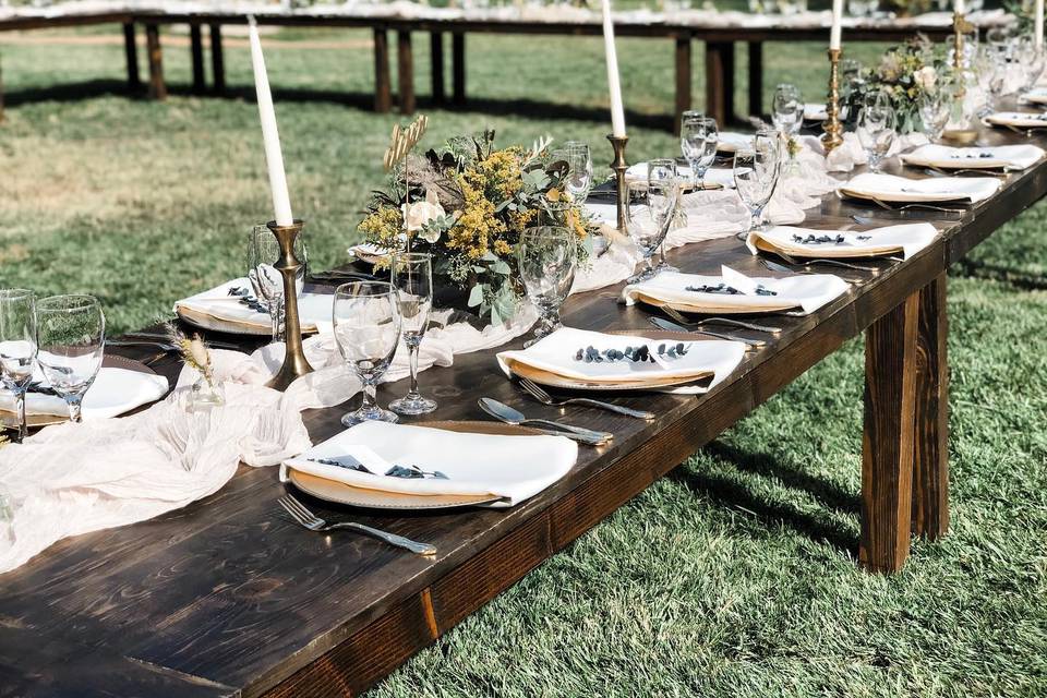 Farm Table Reception