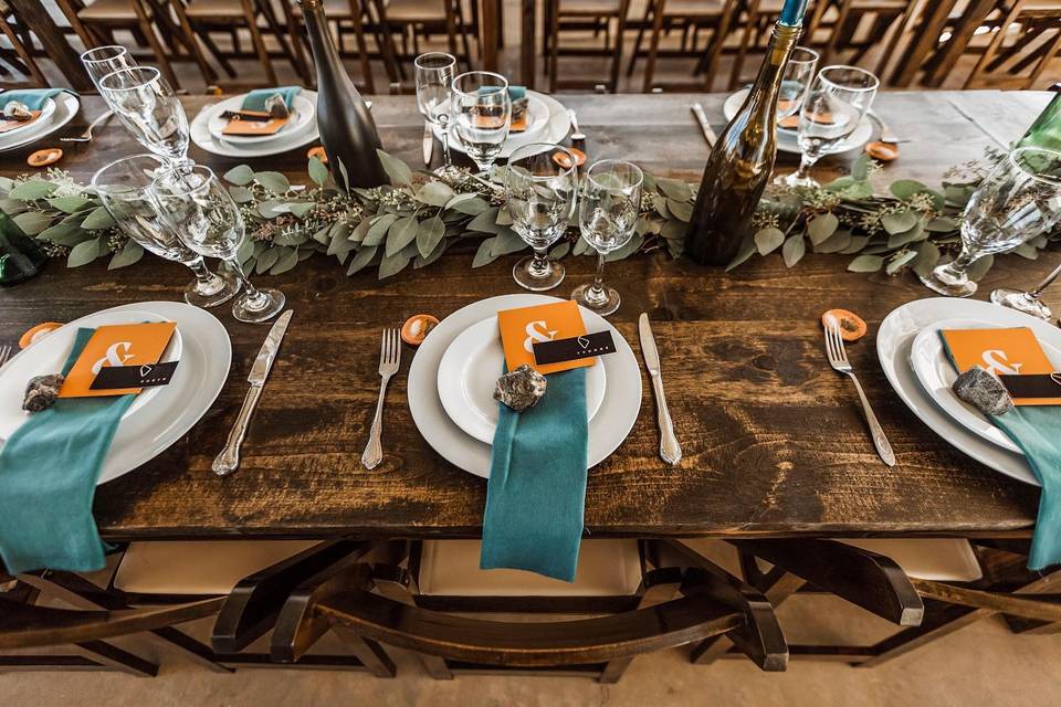 Rustic Table Settings